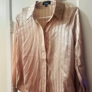 Lulus Champagne Color Blouse